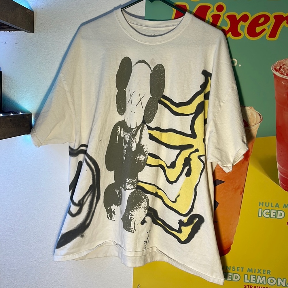 Size XL Cactus Jack and Kaws shirt